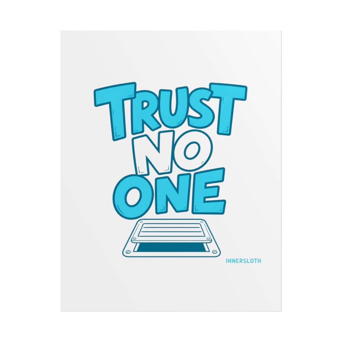 Among Us "Trust No One" Poster - alternate angle 1, merchandise