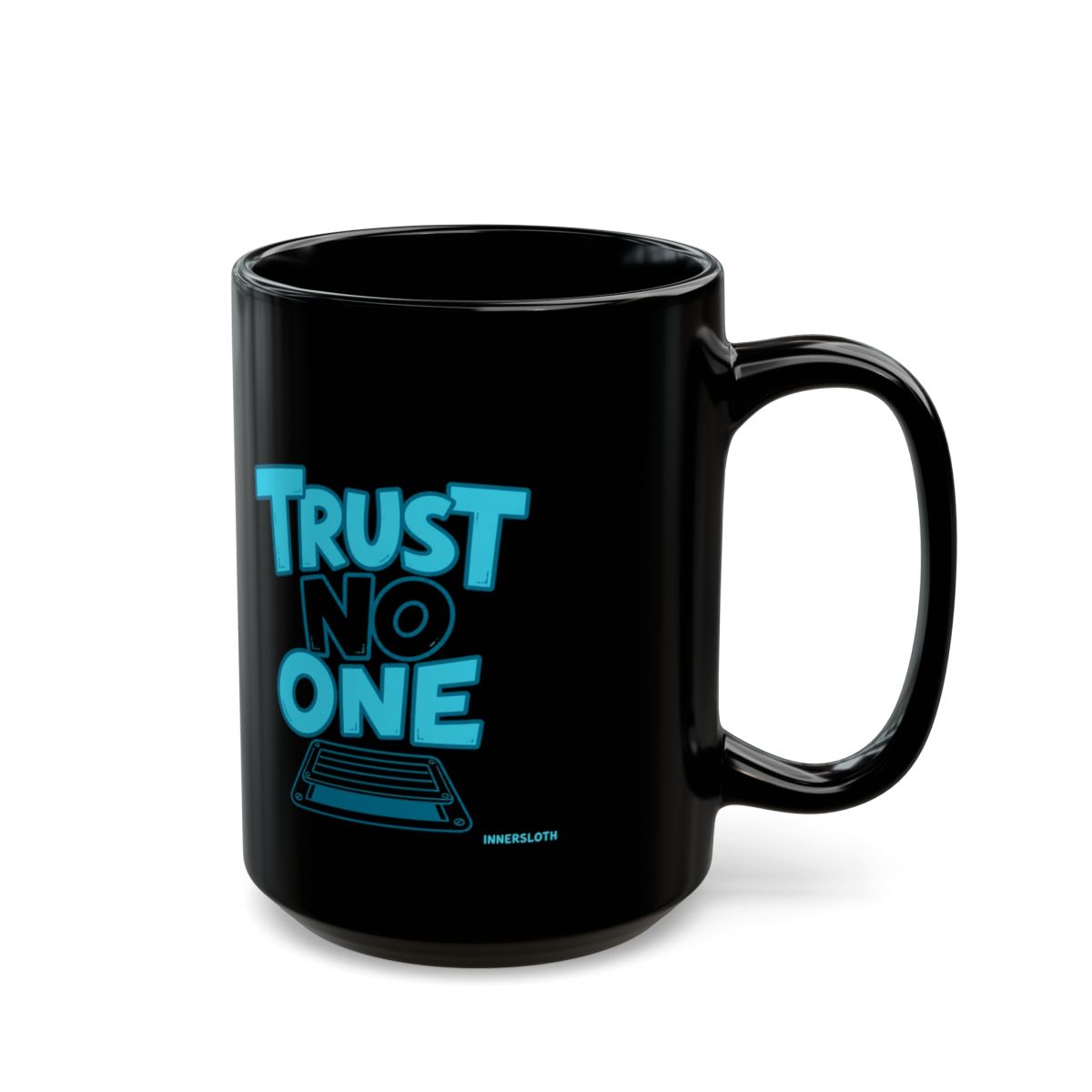 Among Us "Trust No One" Black Mug - alternate angle 5, merchandise