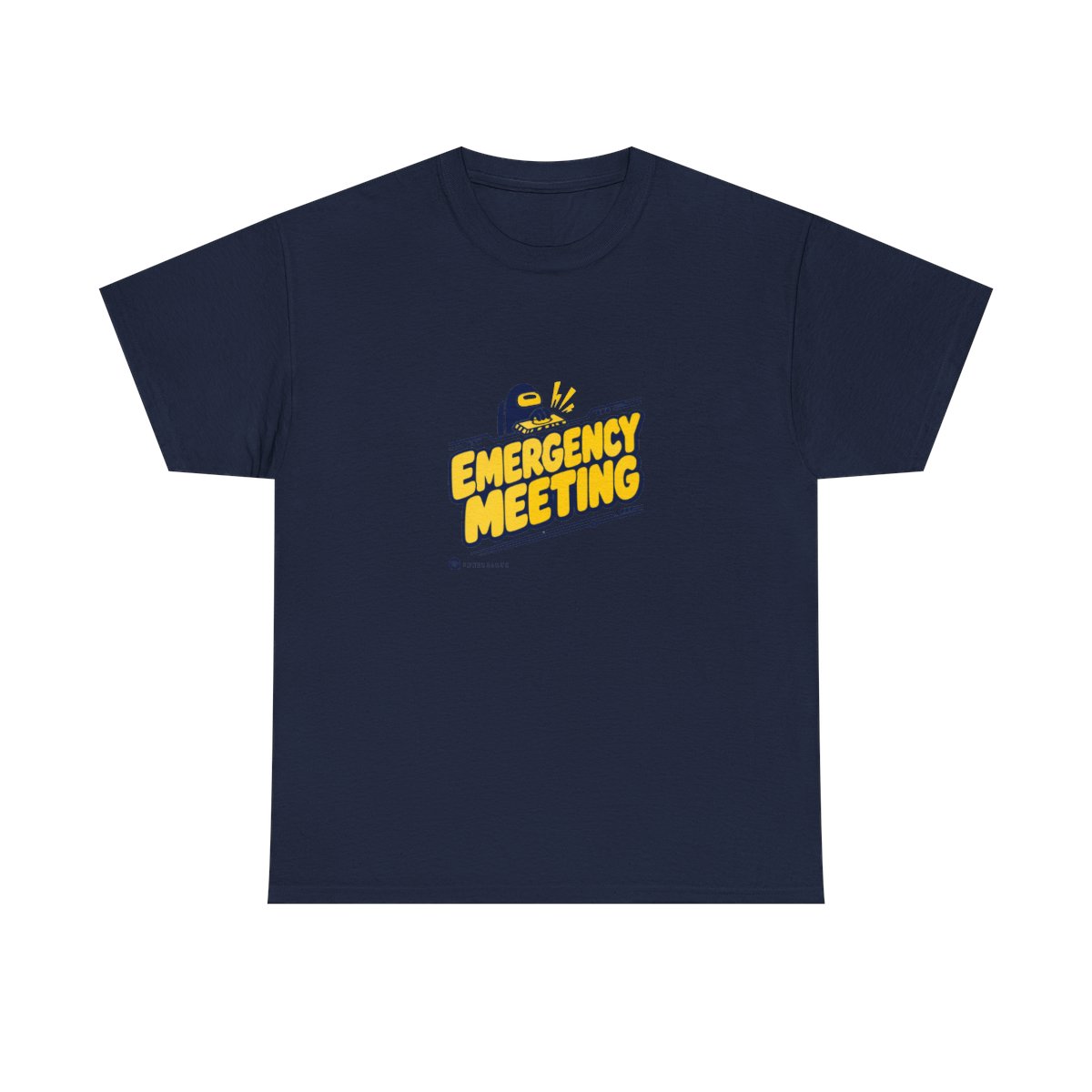 Among Us "Emergency Meeting" Unisex Tee - alternate angle 3, merchandise