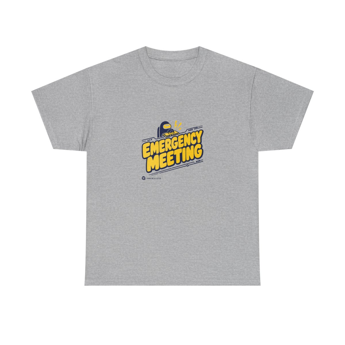 Among Us "Emergency Meeting" Unisex Tee - alternate angle 2, merchandise