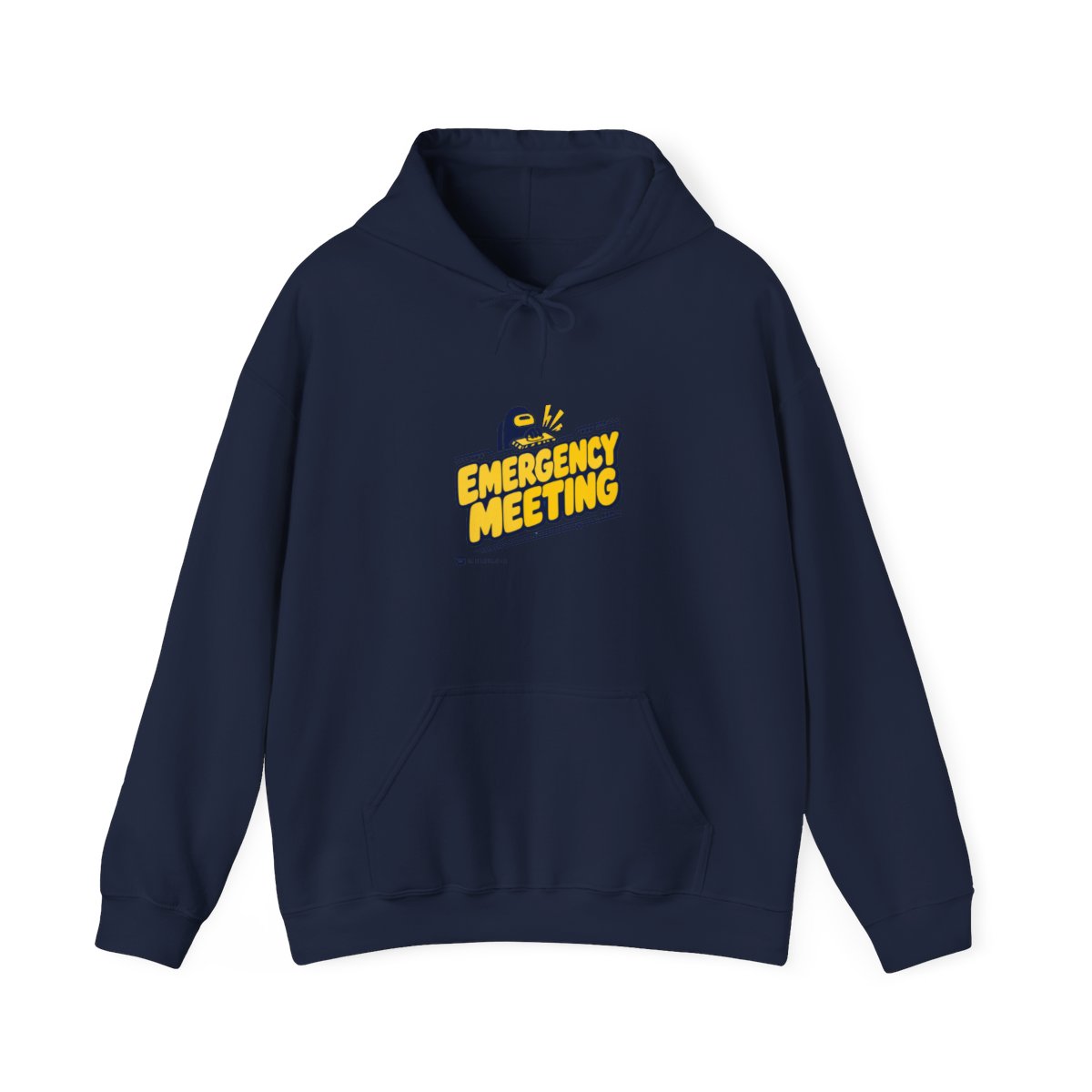 Among Us "Emergency Meeting" Hoodie - alternate angle 2, merchandise