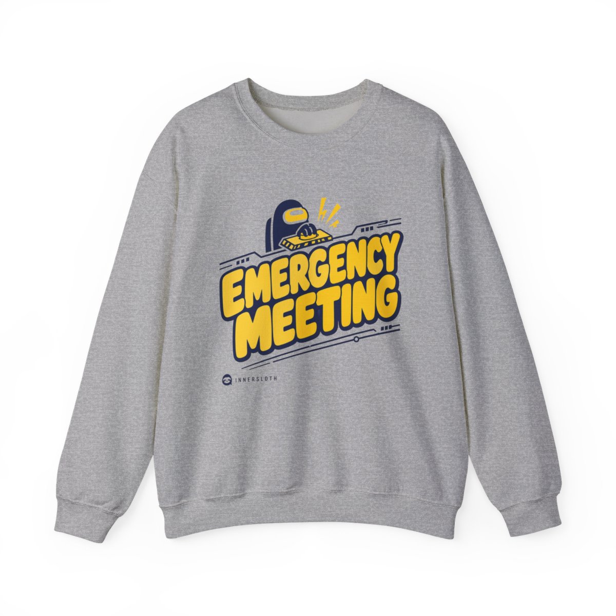 Among Us "Emergency Meeting" Crewneck - alternate angle 2, merchandise