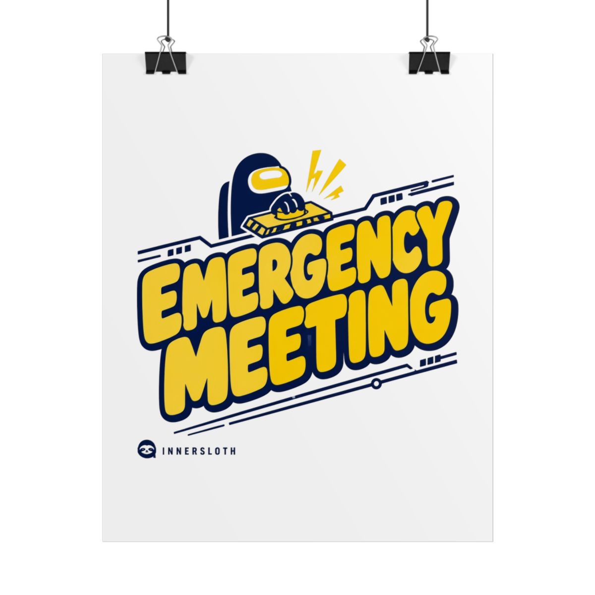 Among Us "Emergency Meeting" Poster