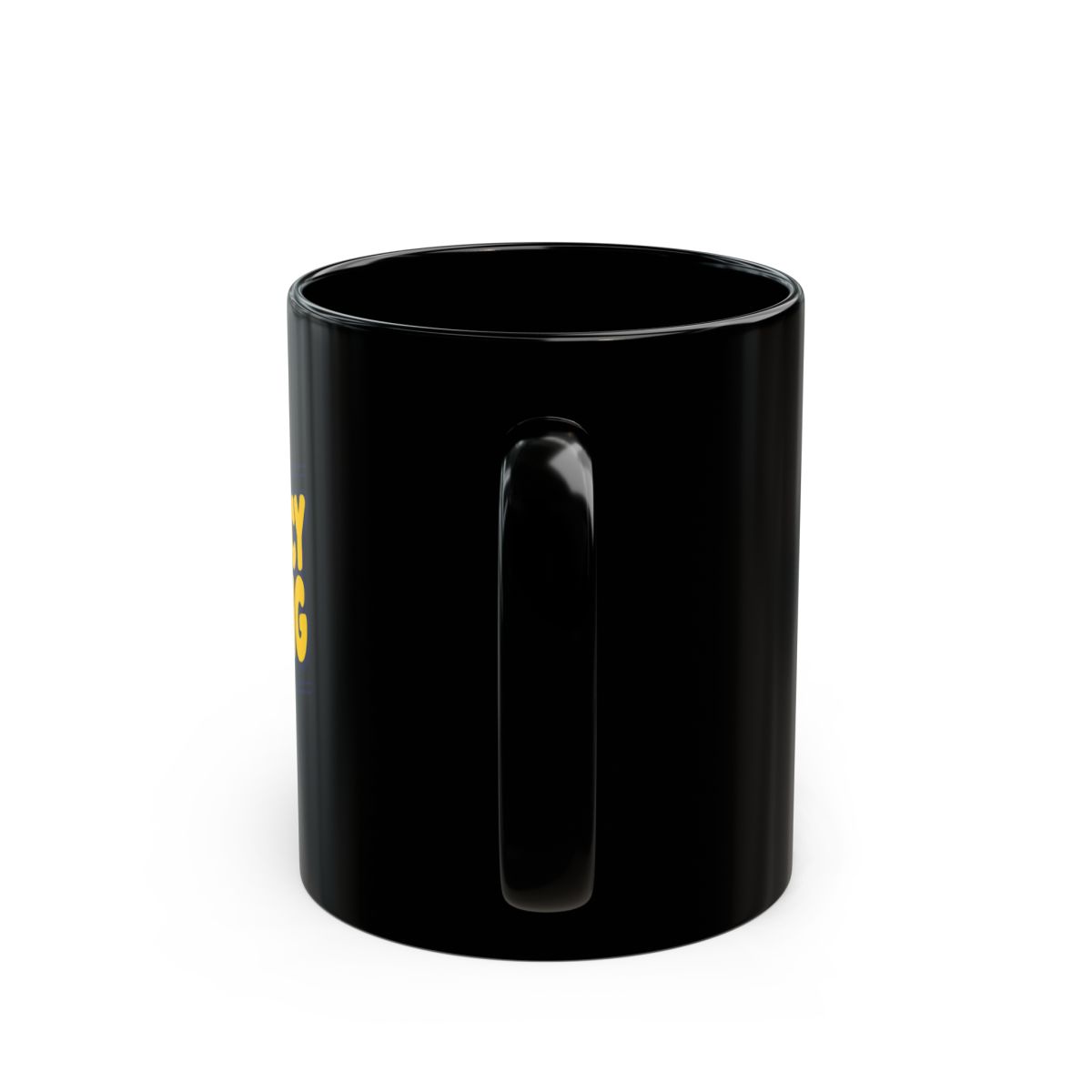 Among Us "Emergency Meeting" Black Mug - alternate angle 4, merchandise