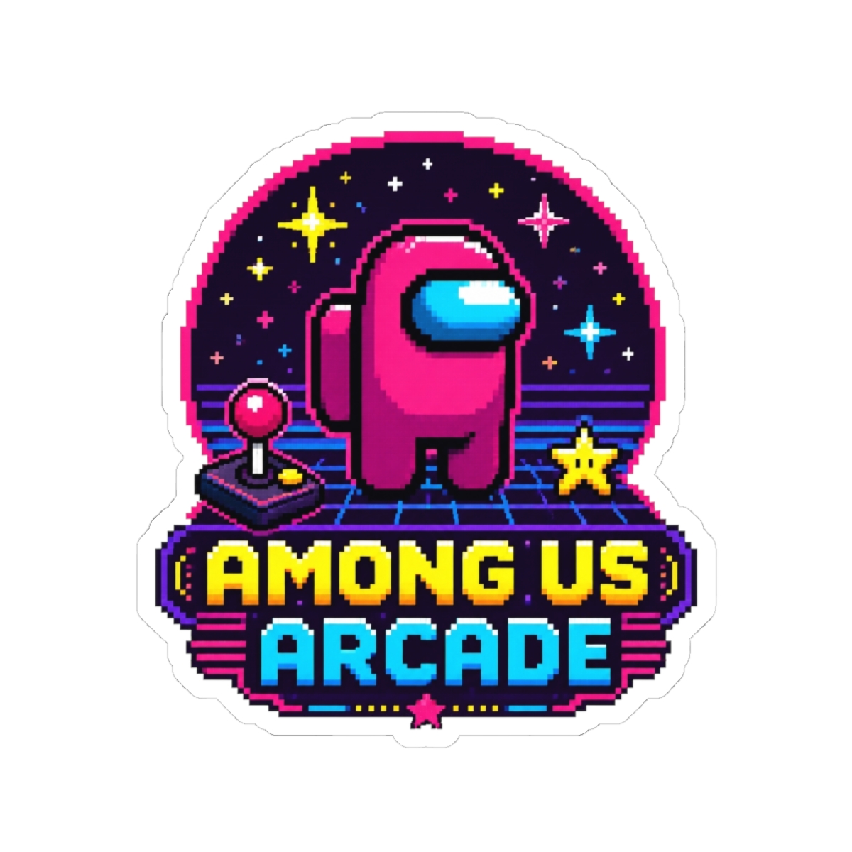 Among Us "AMONG US ARCADE" Sticker
