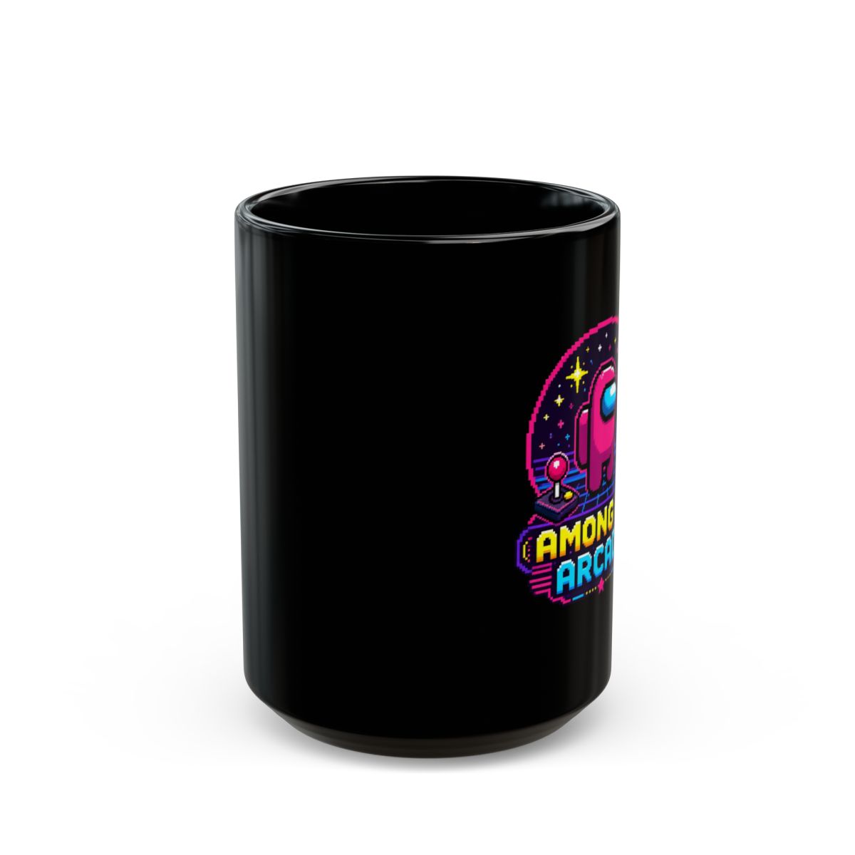 Among Us "AMONG US ARCADE" Black Mug - alternate angle 1, merchandise