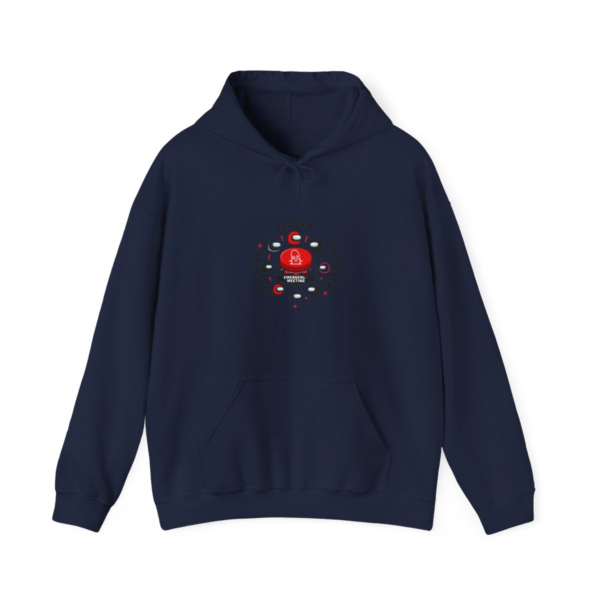 Among Us "DEDUCE, DISCOVER, DECEIVE" Hoodie - alternate angle 3, merchandise