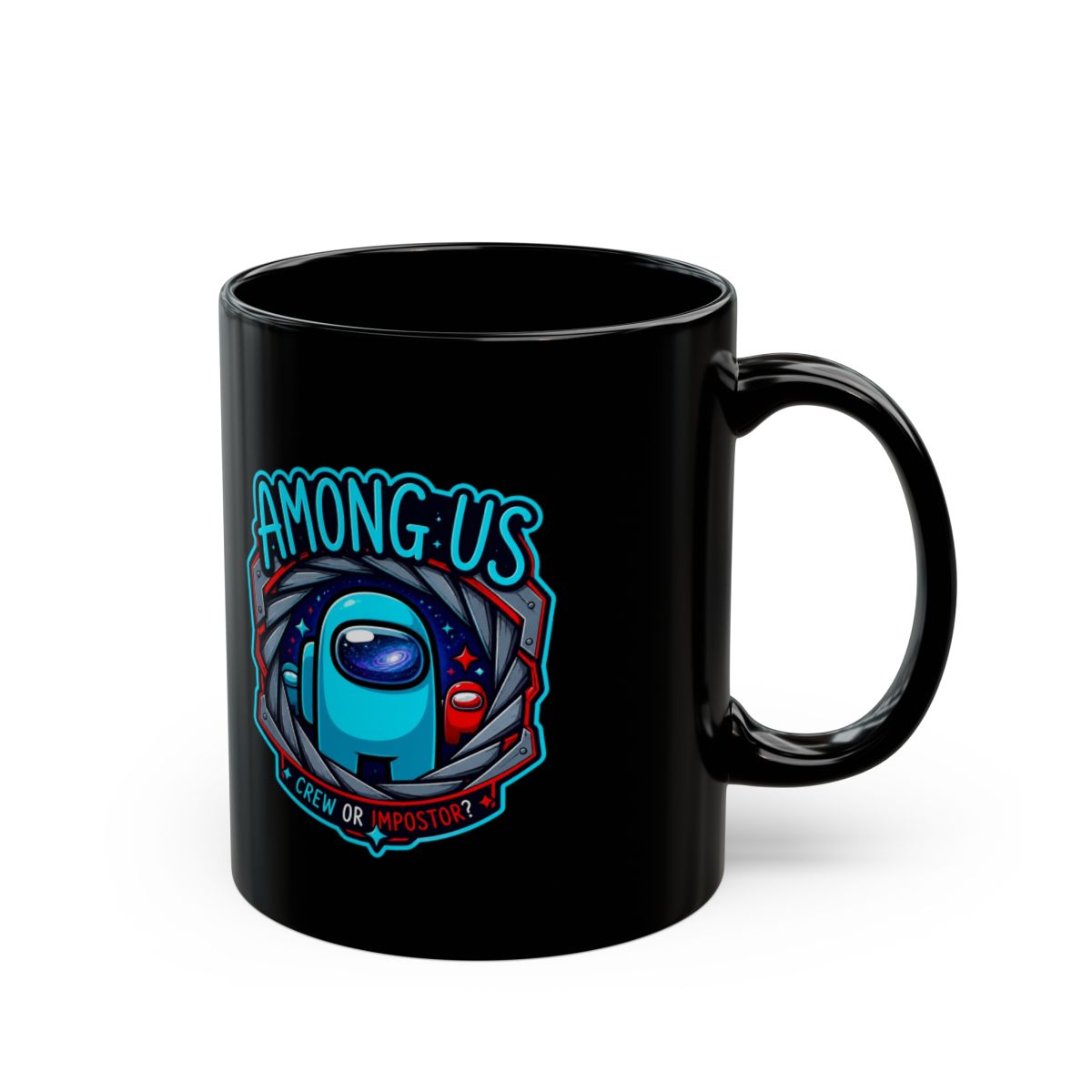 Among Us "AMONG US" Black Mug