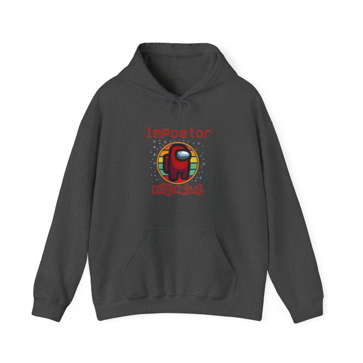 Impostor Among Us kinda sus Hoodie - alternate angle 3, merchandise