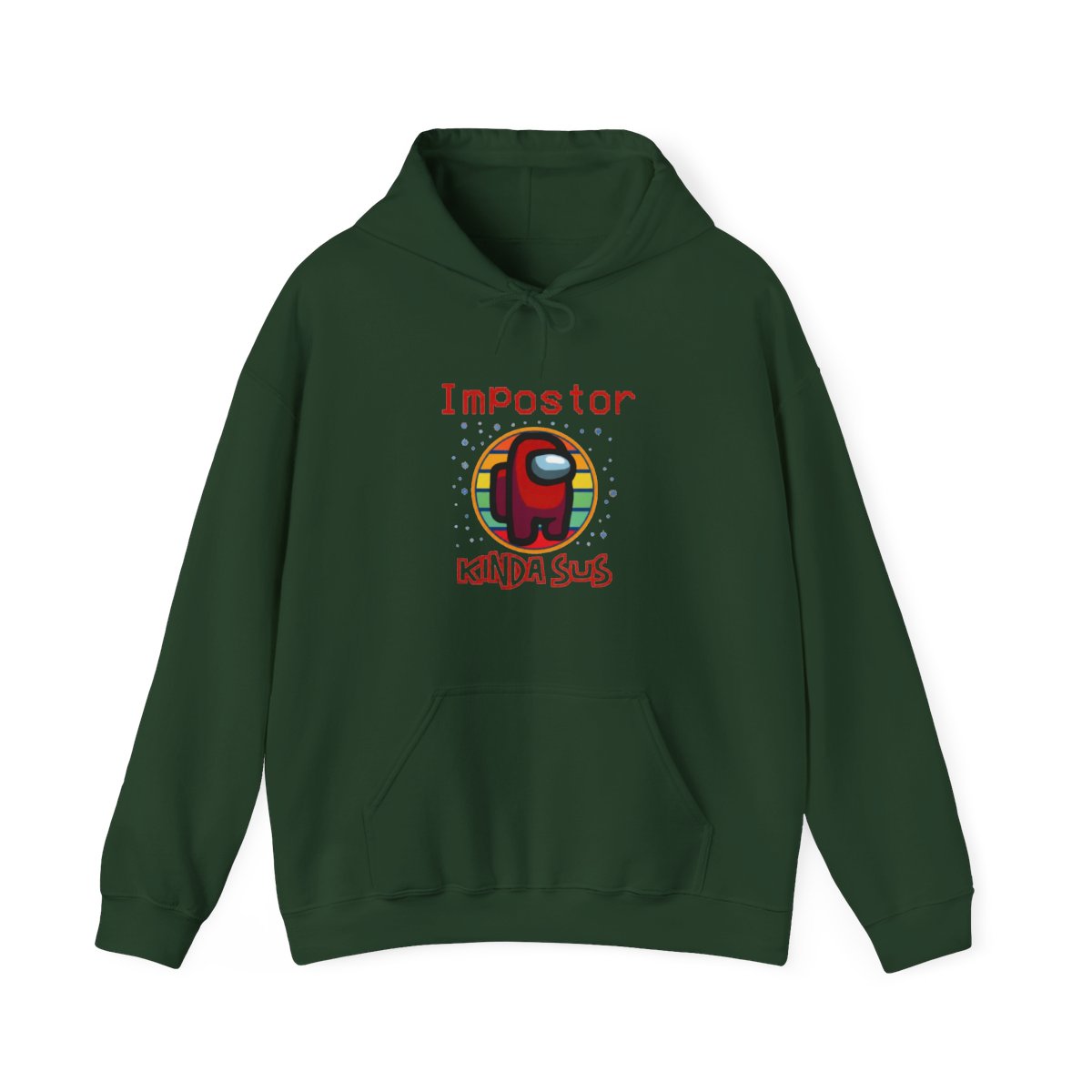 Impostor Among Us kinda sus Hoodie - alternate angle 4, merchandise