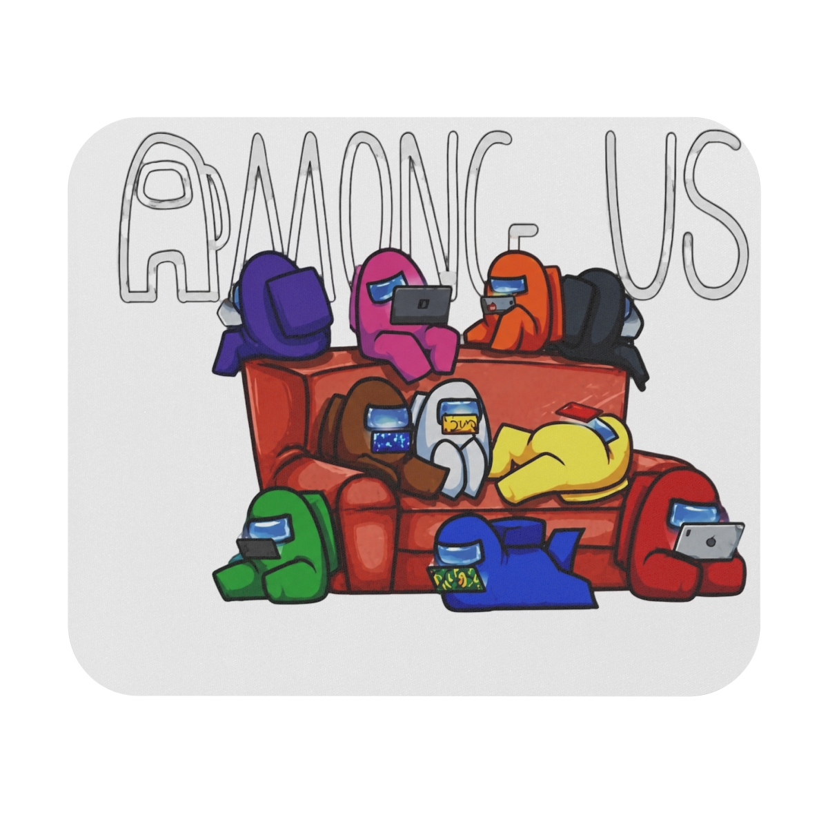 Among Gaming Desk Accessories Collection 12x10 inches Custom Mousepad Gaming mat | Among Us