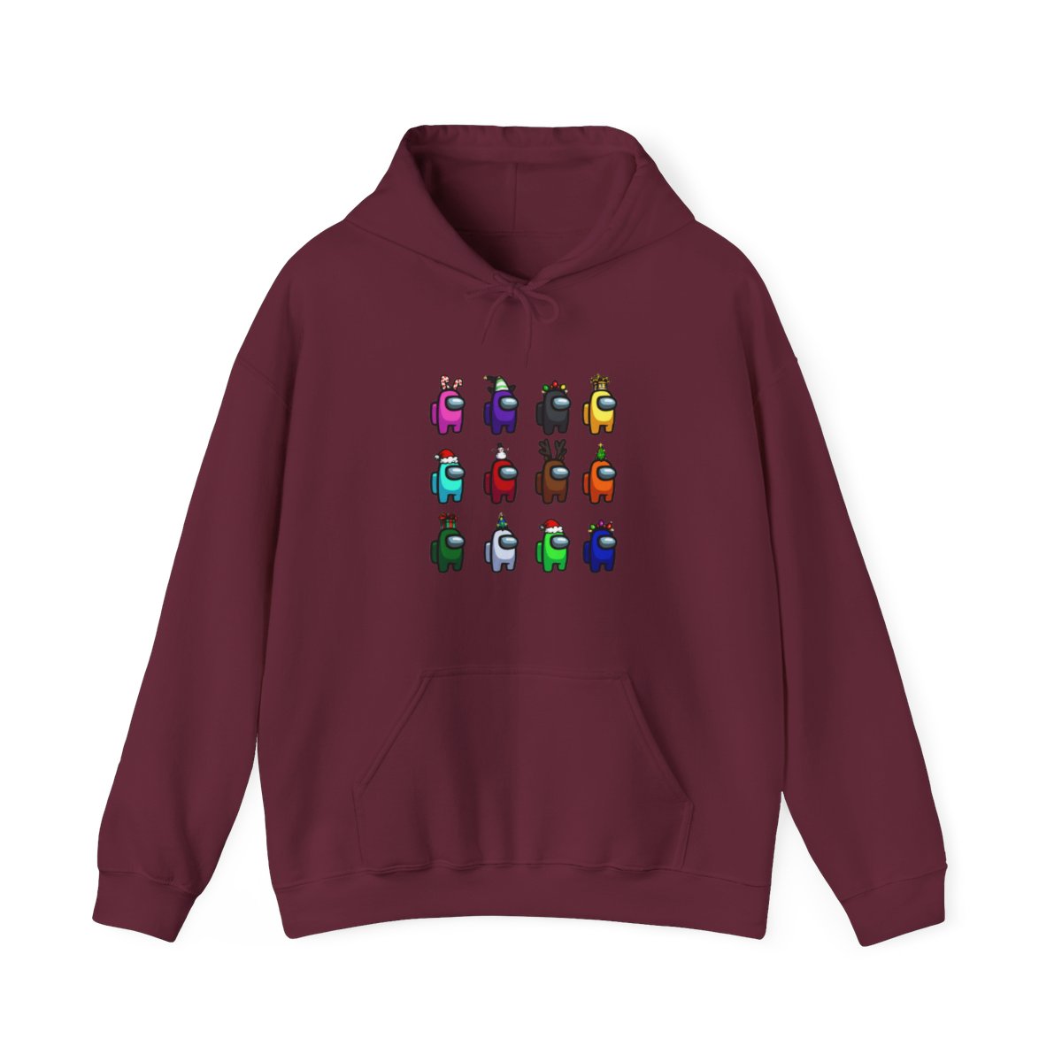 Among us Christmas many among us Hoodie - alternate angle 4, merchandise