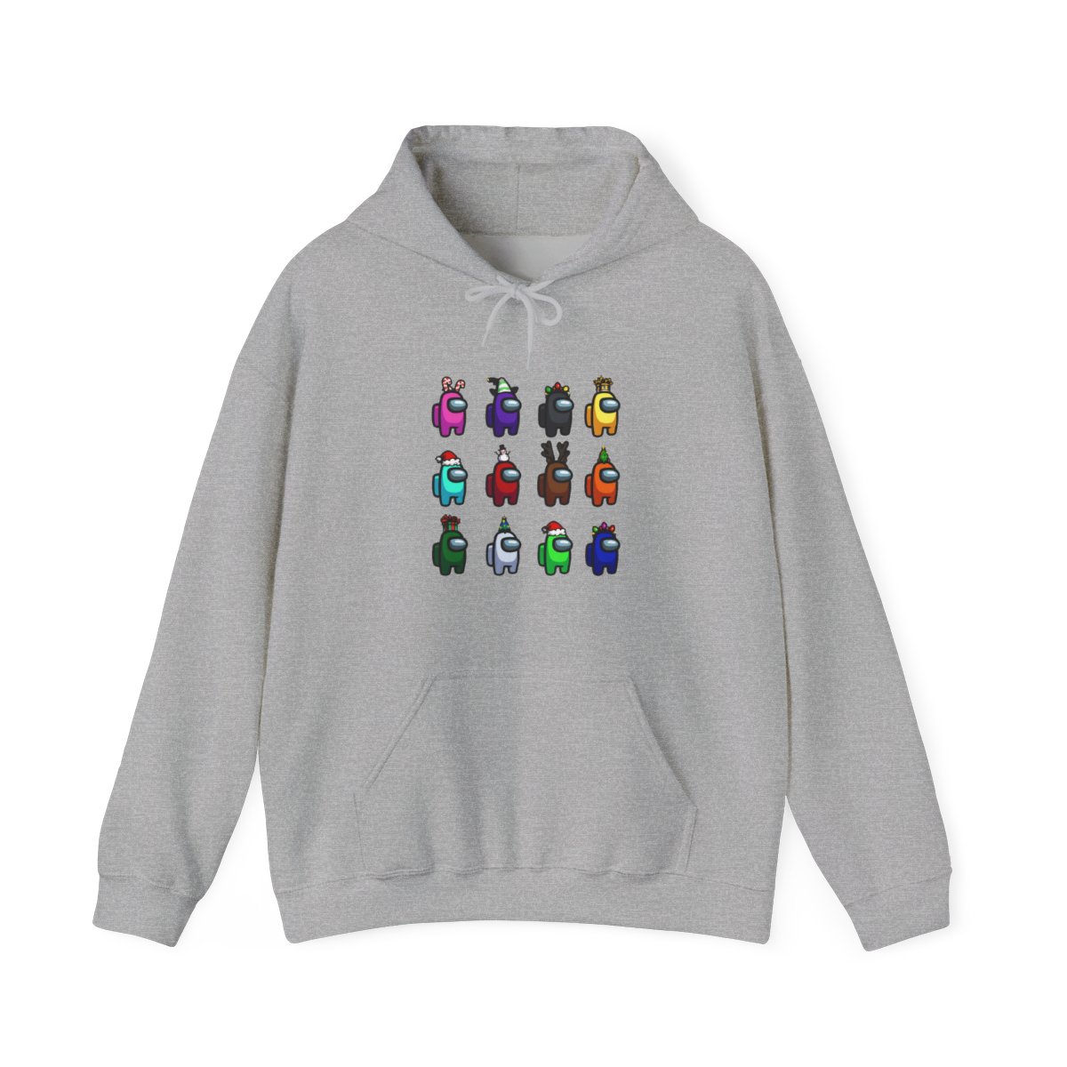 Among us Christmas many among us Hoodie - alternate angle 3, merchandise