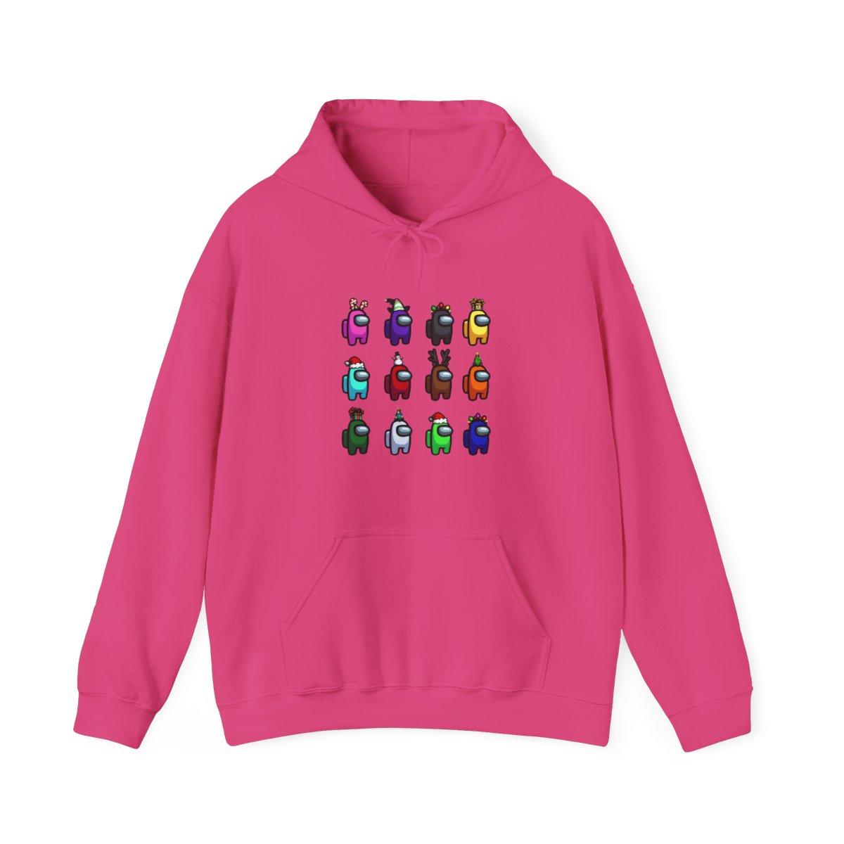 Among us Christmas many among us Hoodie - alternate angle 2, merchandise