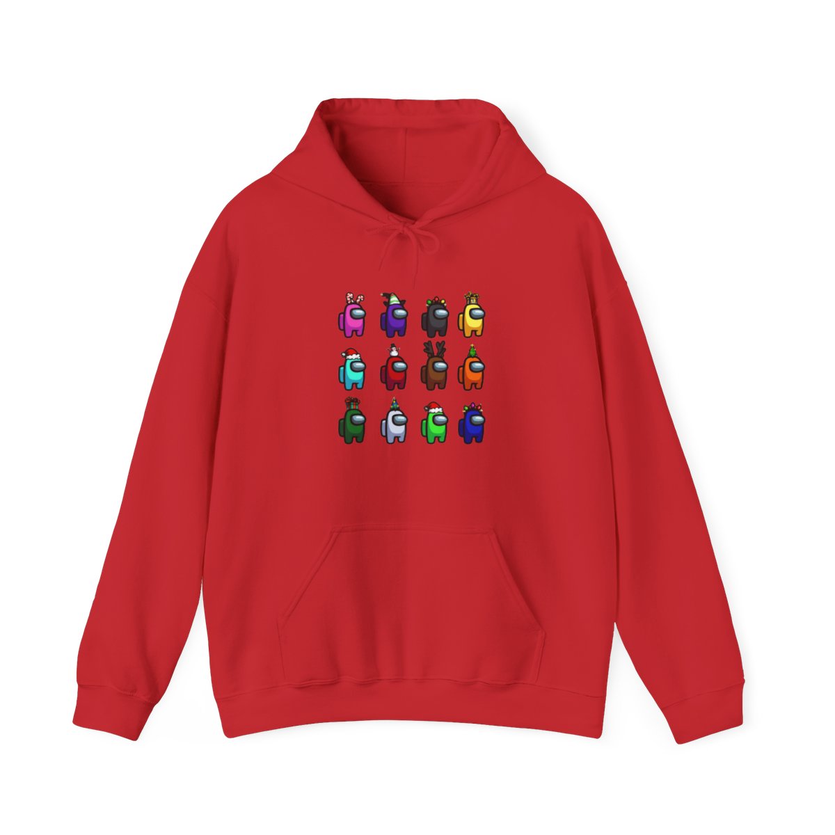 Among us Christmas many among us Hoodie - alternate angle 2, merchandise