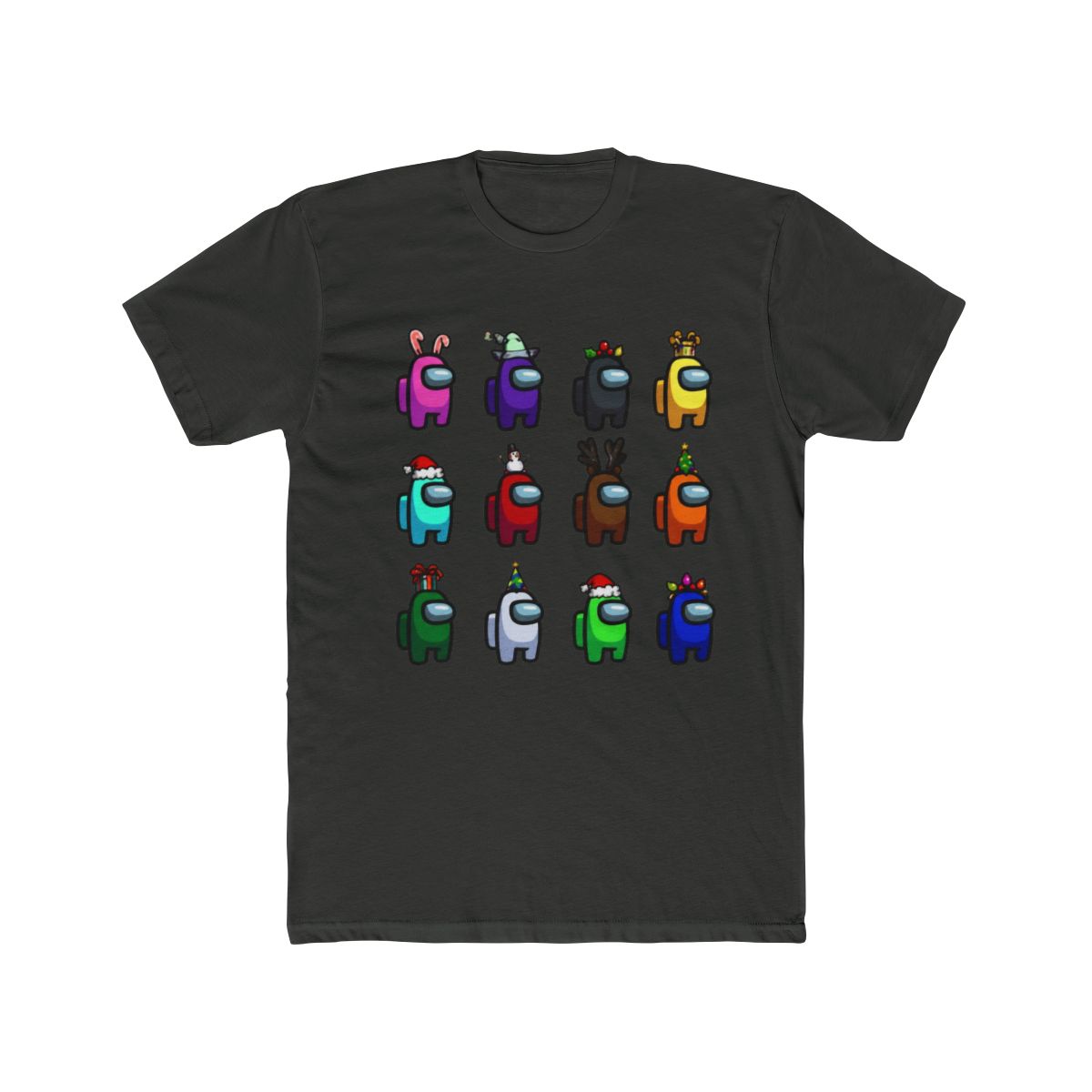 Among us Christmas many among us T Shirt - alternate angle 3, merchandise