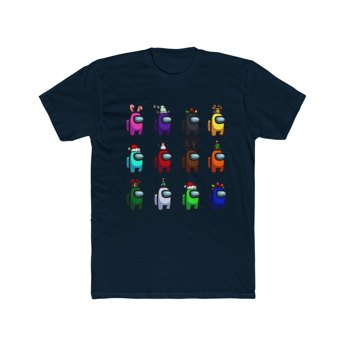 Among us Christmas many among us T Shirt - alternate angle 4, merchandise