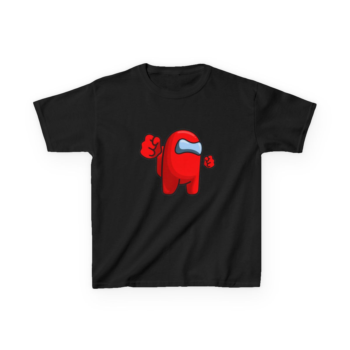 Red Among Us Crewmate – Funny Impostor Art for Among Us Fans and Gamers Kids T-Shirt