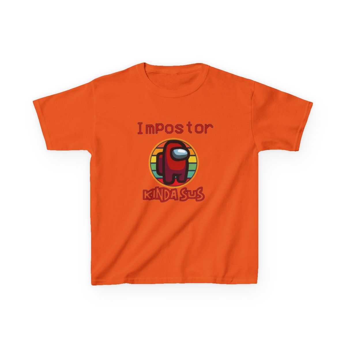 Impostor Among Us kinda sus Kids T-Shirt