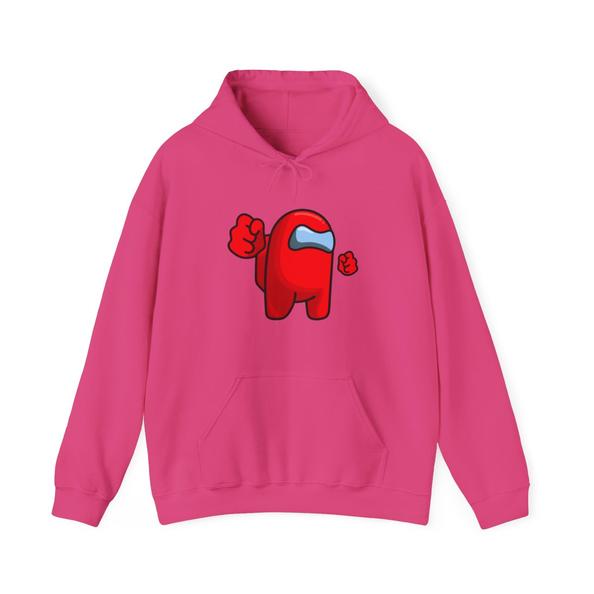 Red Among Us Crewmate – Funny Impostor Art for Among Us Fans and Gamers Hoodie