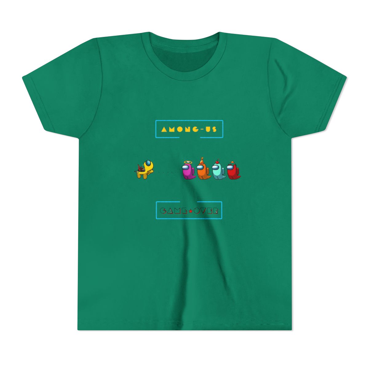 Among Us - Game Over Kids T Shirt - alternate angle 2, merchandise