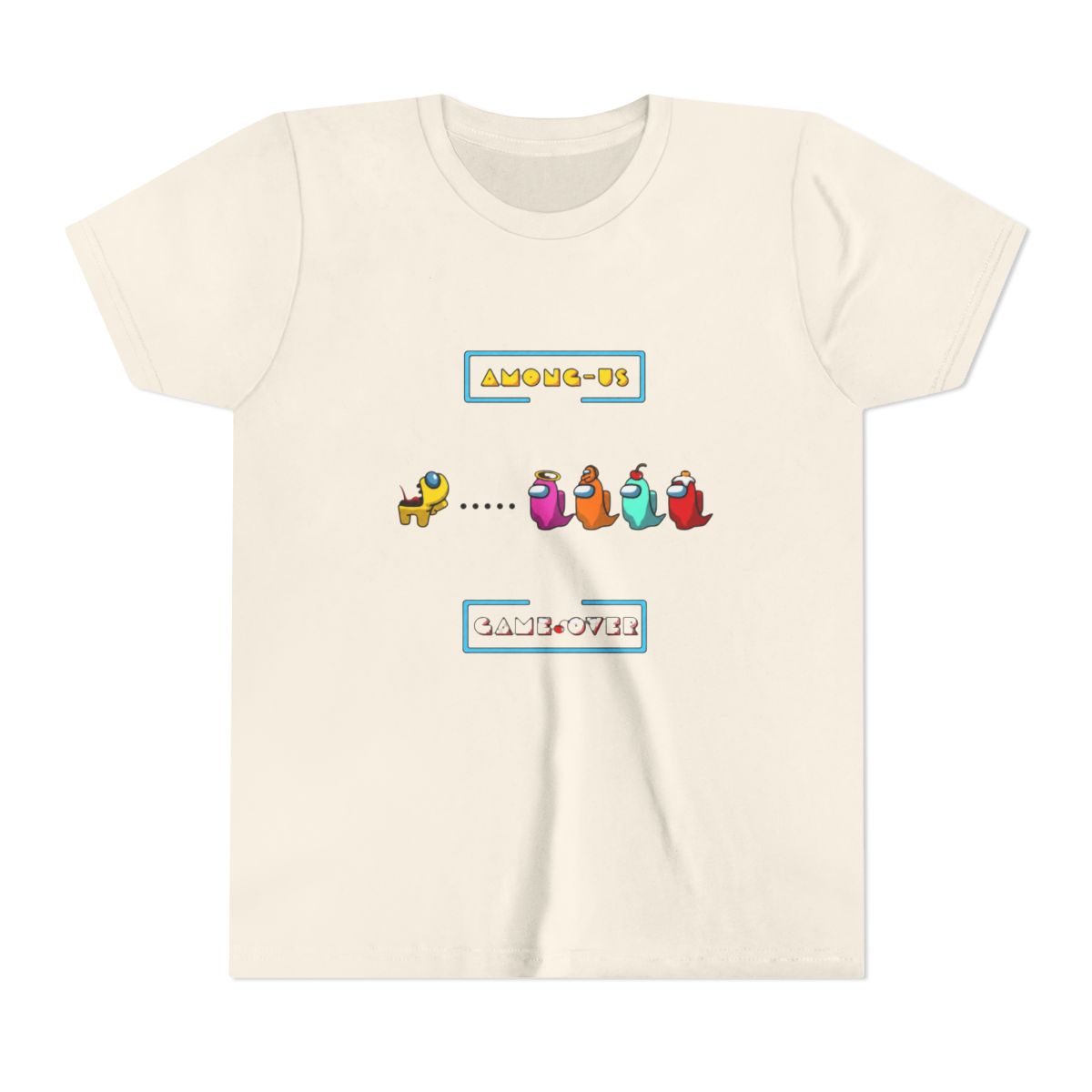 Among Us - Game Over Kids T Shirt - alternate angle 3, merchandise