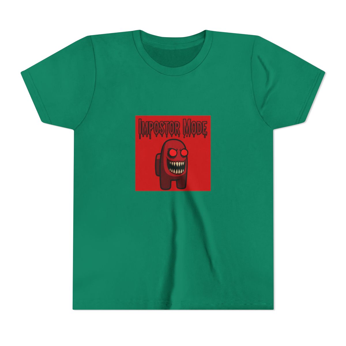among us - impostor mode Kids T Shirt - alternate angle 5, merchandise
