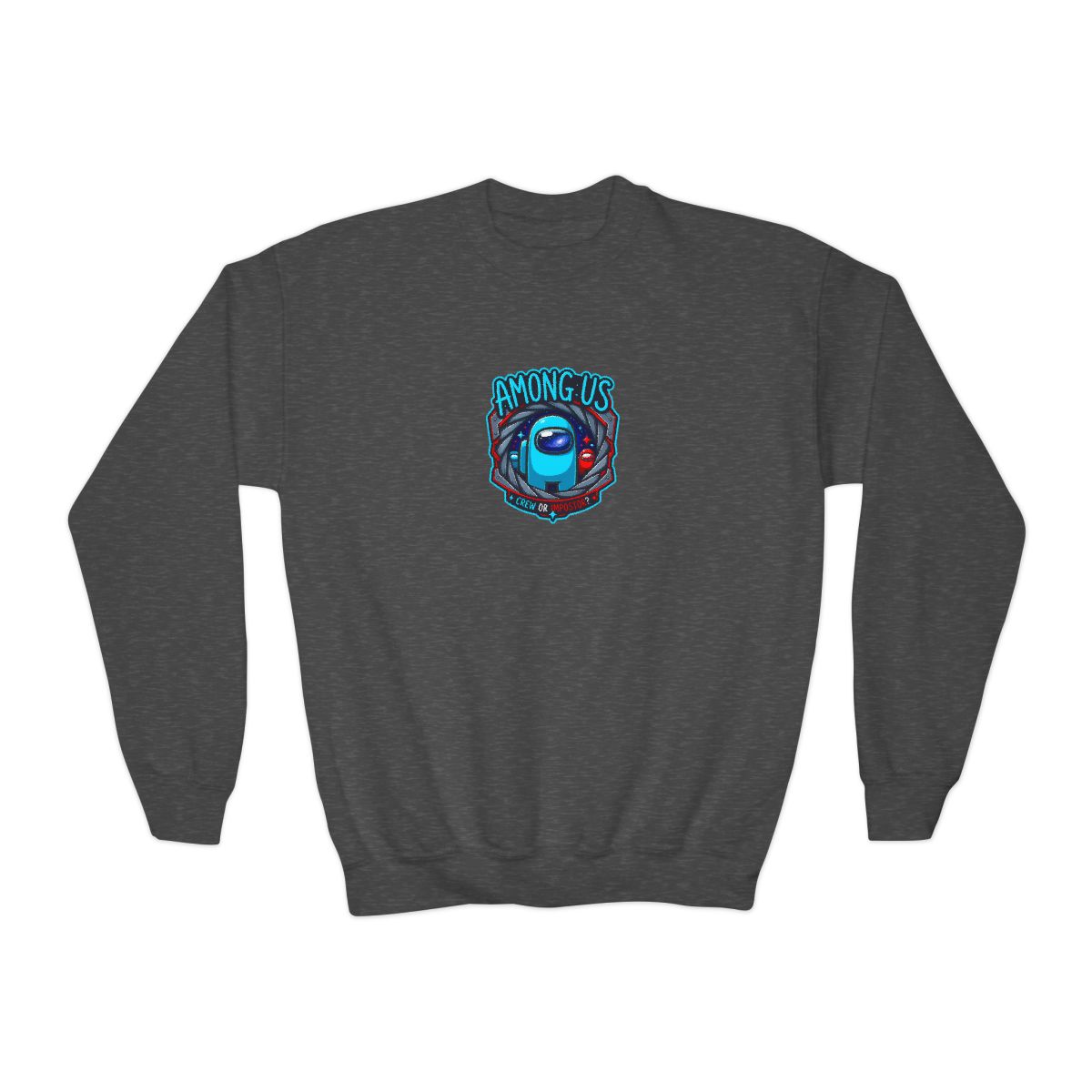 Among Us "AMONG US" Kids Crewneck - alternate angle 2, merchandise