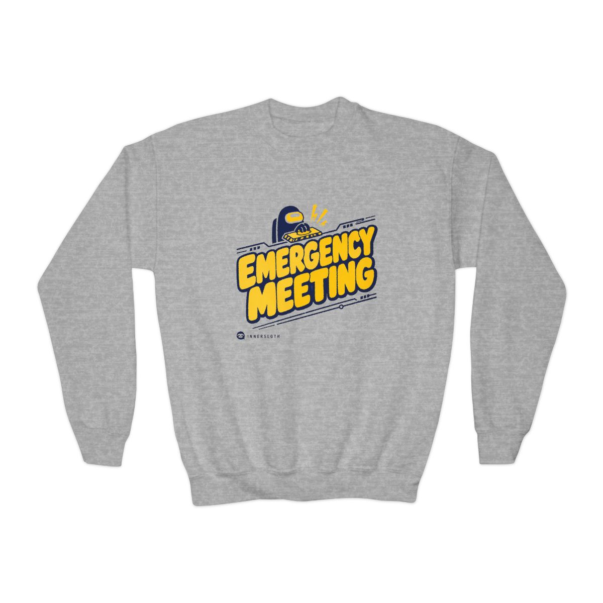 Among Us "Emergency Meeting" Kids Crewneck