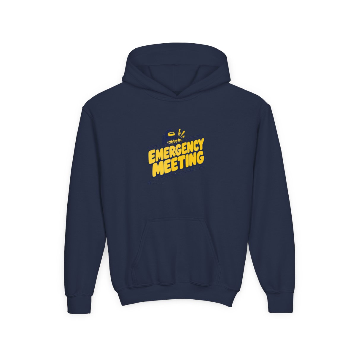 Among Us "Emergency Meeting" Kids Hoodie - alternate angle 3, merchandise