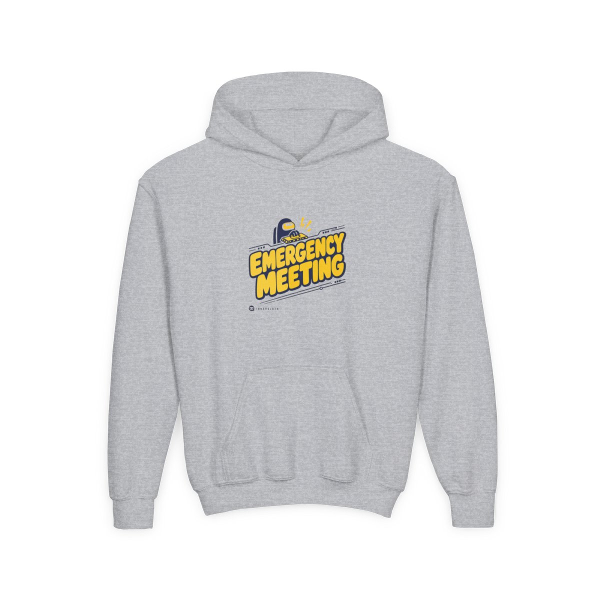 Among Us "Emergency Meeting" Kids Hoodie - alternate angle 2, merchandise