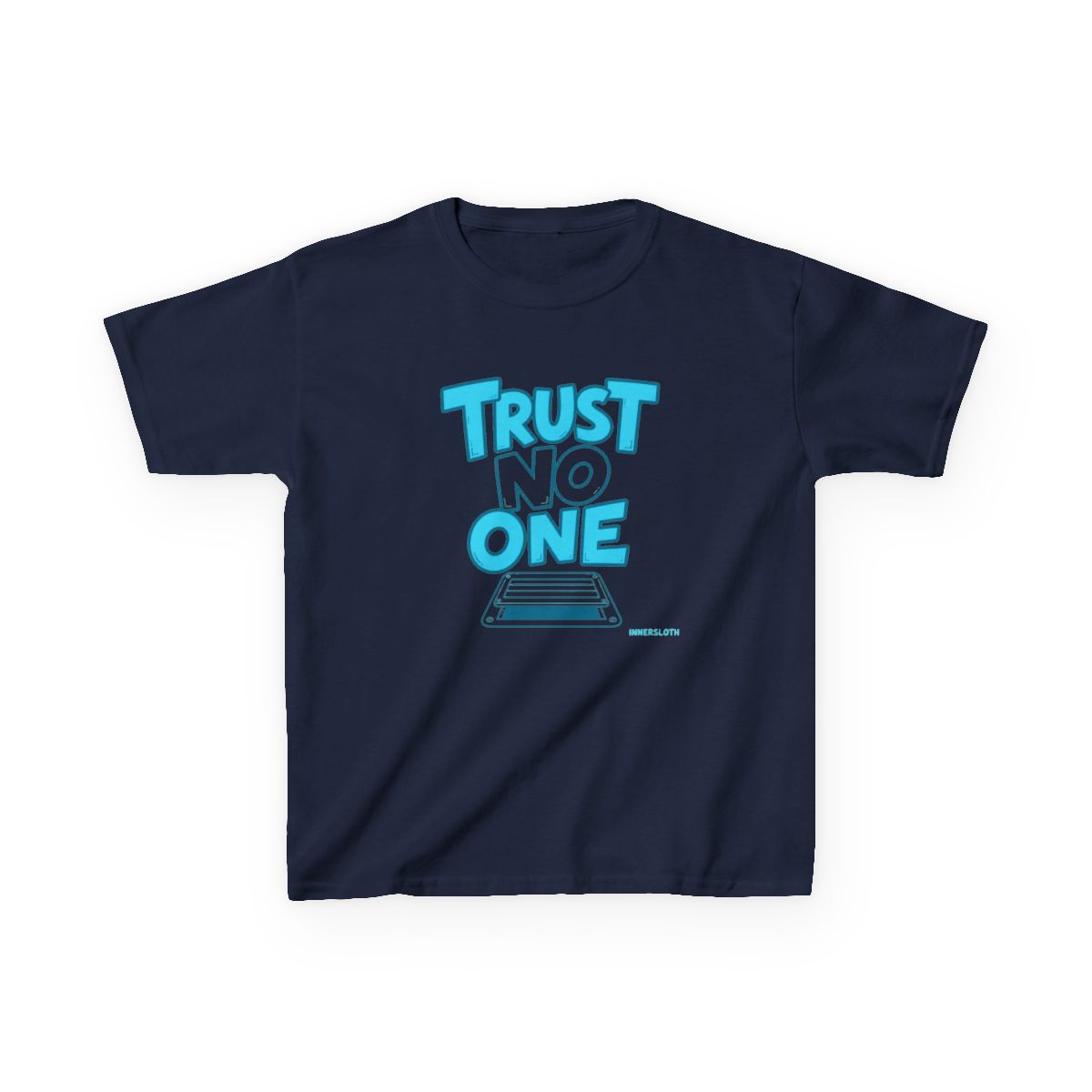 Among Us "Trust No One" Unisex Kids Tee - alternate angle 3, merchandise