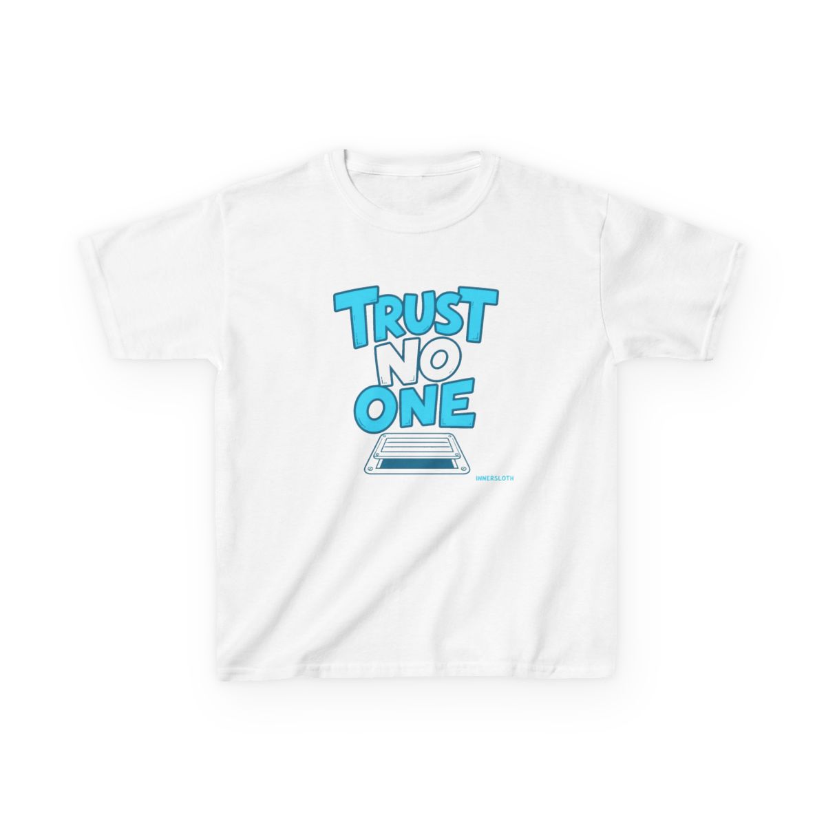 Among Us "Trust No One" Unisex Kids Tee - alternate angle 2, merchandise