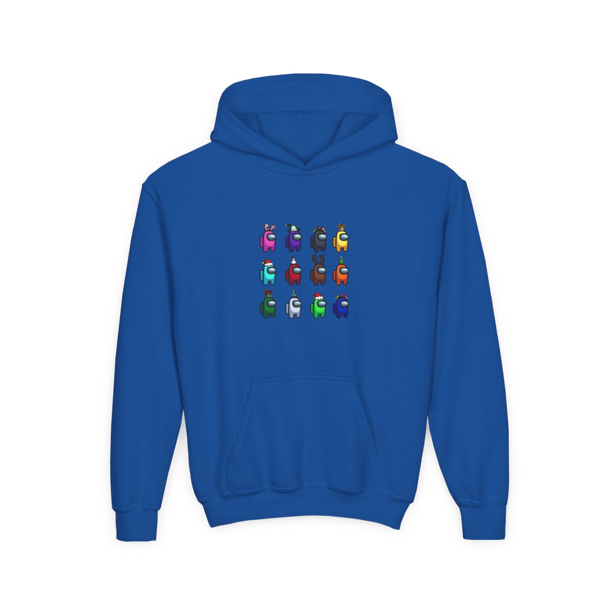 Among us Christmas many among us Kids Hoodie - alternate angle 5, merchandise