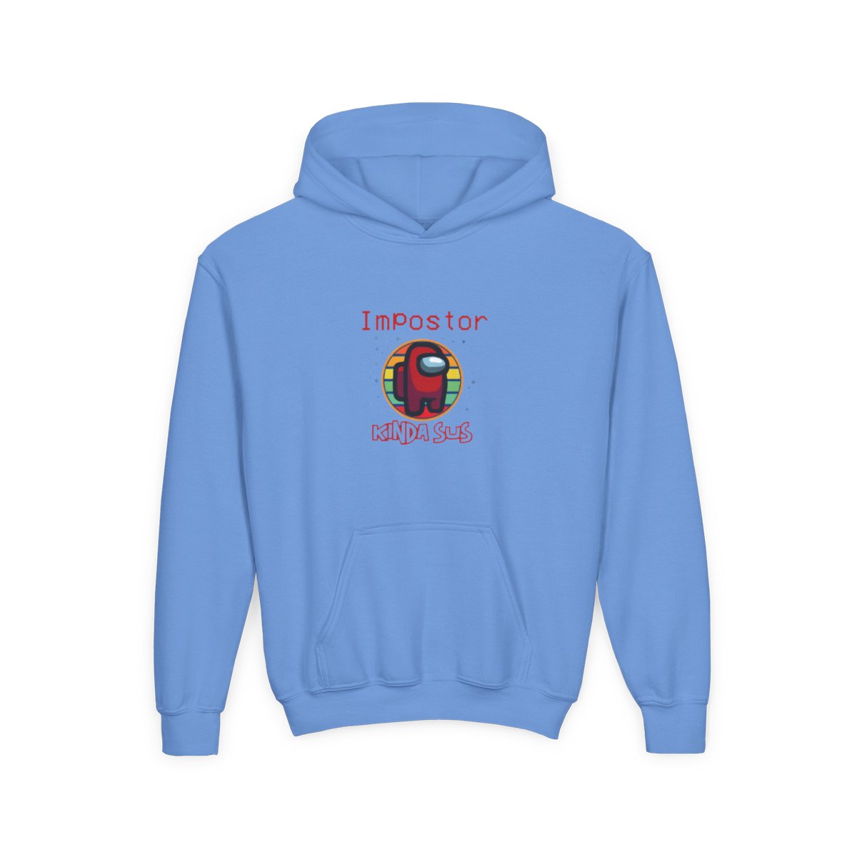 Impostor Among Us kinda sus Kids Hoodie - alternate angle 4, merchandise
